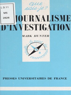 cover image of Le journalisme d'investigation